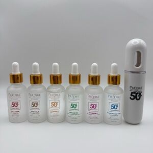 Premium Collagen Anti-Aging Serum 7 Piece Bundle Set Collection and Nebulization